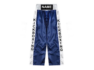 Personalizowane spodnie do kickboxingu : KNPANTS-001-Granatowy