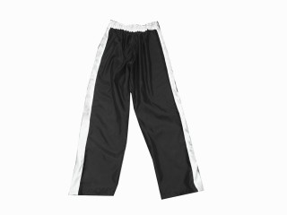 Personalizowane spodnie do kickboxingu : KNPANTS-004-Retro-Czarny