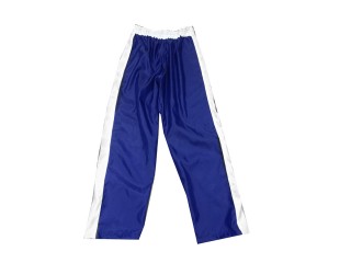 Personalizowane spodnie do kickboxingu : KNPANTS-004-Retro-Niebieski