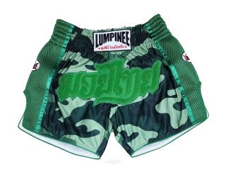 Spodenki do kickboxingu Lumpinee : LUM-052-Zielony-Kamuflaż