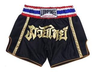 Spodenki do kickboxingu Lumpinee : LUMRTO-006-Czarny