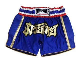 Spodenki do kickboxingu Lumpinee : LUMRTO-006-Niebieski