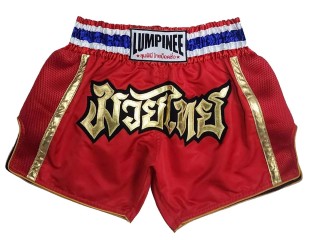 Spodenki do kickboxingu Lumpinee : LUMRTO-006-Czerwony