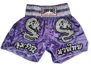 Spodenki do kickboxingu Lumpinee : LUM-038-Fioletowy