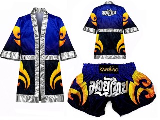 Zestawy bokserskie - Szlafrok Bokserski i Spodenki do Kickboxingu : SET-506
