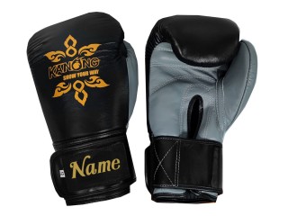 Personalizowane rękawice bokserskie ze skóry naturalnej : KNGCUST-R-416