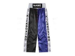 Nazwa niestandardowa Spodnie do kickboxingu : KNPANTS-001-Czarny-Granatowy
