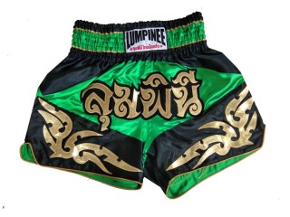 Spodenki treningowe Lumpinee do kickboxingu : LUM-049-Zielony