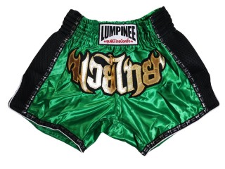 Lumpinee Retro Kickboxing Szorty : LUMRTO-003-Ciemnozielony