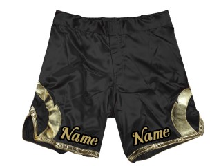 Spodenki MMA na wymiar z imieniem : Czarny