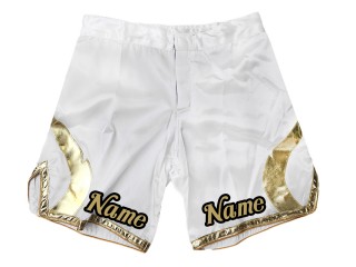 Spersonalizowane spodenki MMA : Biały