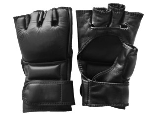 Indywidualnie zaprojektowane rękawice MMA : Czarny
