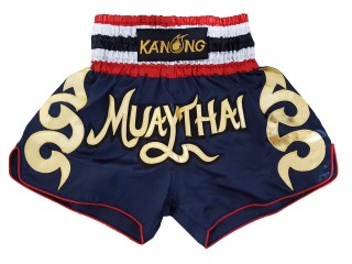 Spodenki do kickboxingu Kanong : KNS-120-Granatowy
