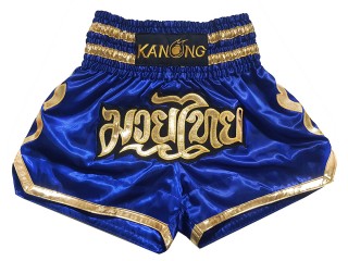 Spodenki do kickboxingu Kanong : KNS-121-Niebieski