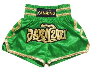 Spodenki do kickboxingu Kanong : KNS-121-Zielony