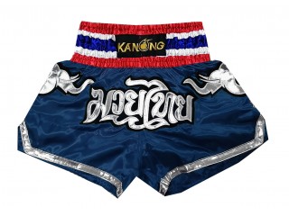 Spodenki do kickboxingu Kanong : KNS-125-Granatowy