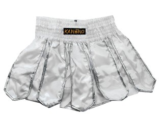 Szorty do kickboxingu Kanong : KNS-139-Biały