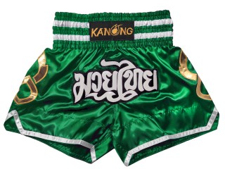 Spodenki do kickboxingu Kanong : KNS-143-Zielony