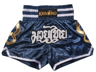 Szorty do kickboxingu Kanong : KNS-143-Granatowy