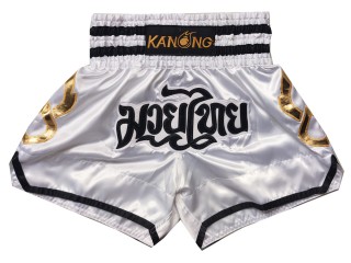 Spodenki do kickboxingu Kanong : KNS-143-Biały