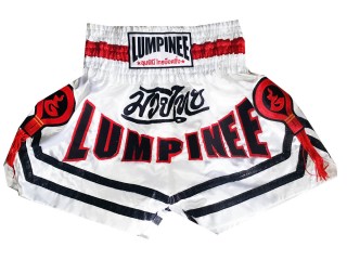 Spodenki do kickboxingu Lumpinee : LUM-036-Biały
