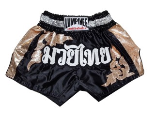 Spodenki do kickboxingu Lumpinee : LUM-043-Czarny
