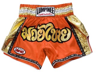 Spodenki Kickboxingowe Lumpinee : LUM-045-Pomarańczowy