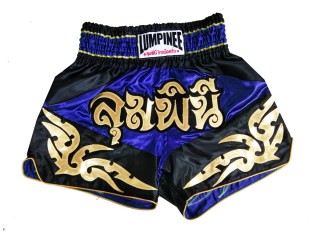 Spodenki treningowe Lumpinee do kickboxingu : LUM-049-Niebieski