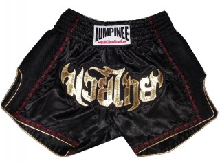 Lumpinee Retro Kickboxing Szorty : LUMRTO-003-Czarny