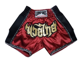 Lumpinee Retro Kickboxing Szorty : LUMRTO-003-Kasztanowy