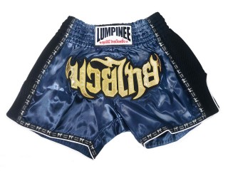 Spodenki do kickboxingu Lumpinee w stylu retros : LUMRTO-003-Granatowy
