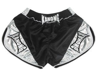 Damskie spodenki bokserskie Kanong : KNSRTO-201-Czarny-Srebrny