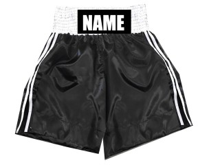 Niestandardowe bokserskie spodenki outfit : KNBSH-026-Czarny