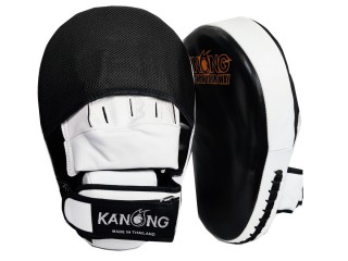 Długie podkładki dziurkujące Kanong do treningu boksu Kickboxing : Czarny