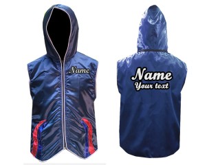 Personalizowane bluzy bokserskie : Granatowy z paskami